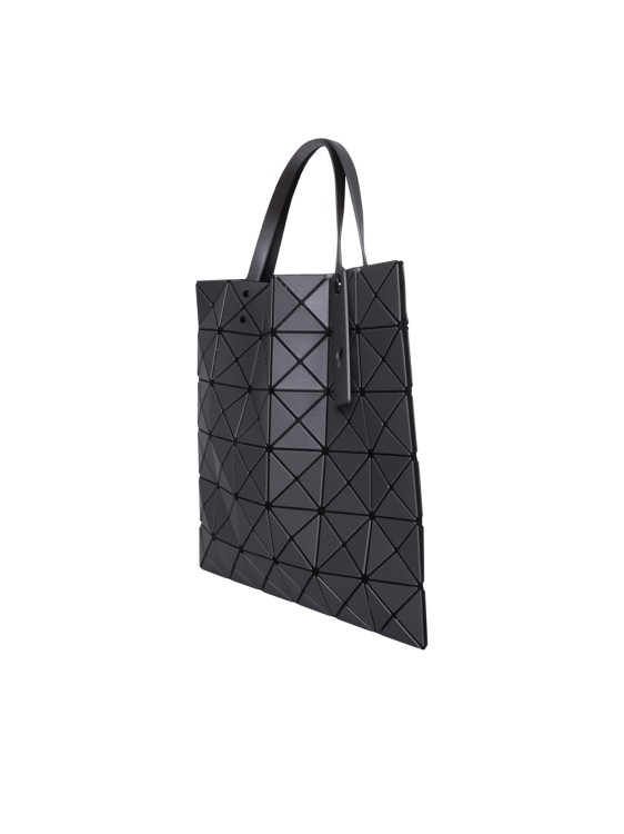 Shop Issey Miyake Prism Handle Bag In Grey