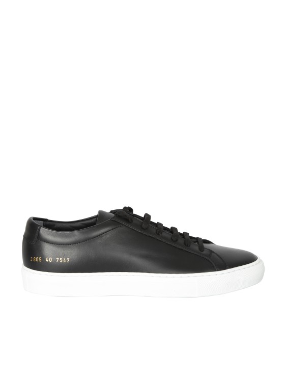 Common Projects Leather Sneakers In Grey