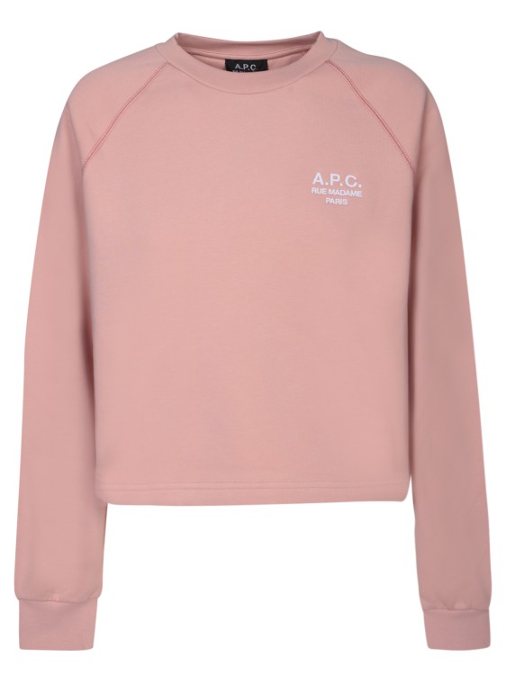 Apc Pink Long-sleeve Sweatshirt