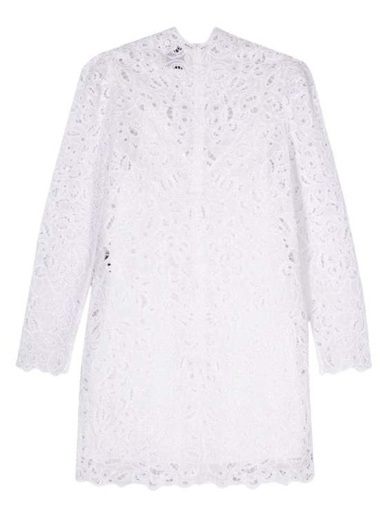 Shop Isabel Marant White Daphne Mini Dress