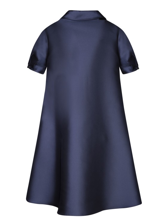 Shop Blanca Vita Navy Blue Mikado Dress