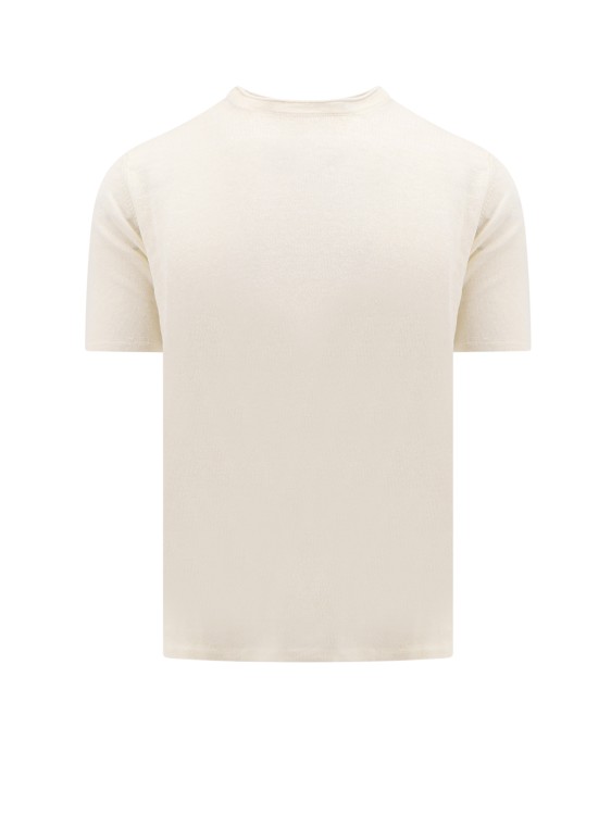 Shop Roberto Collina Linen T-shirt In Neutrals