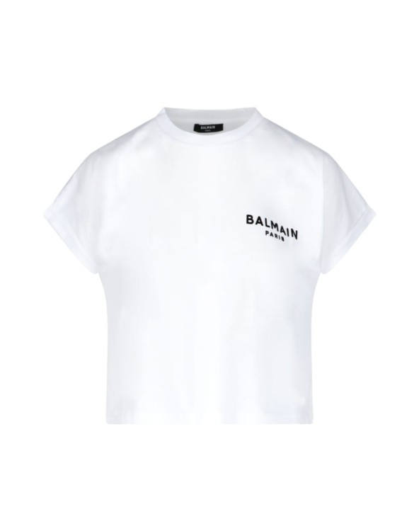 Balmain Pure Cotton T-shirt In White