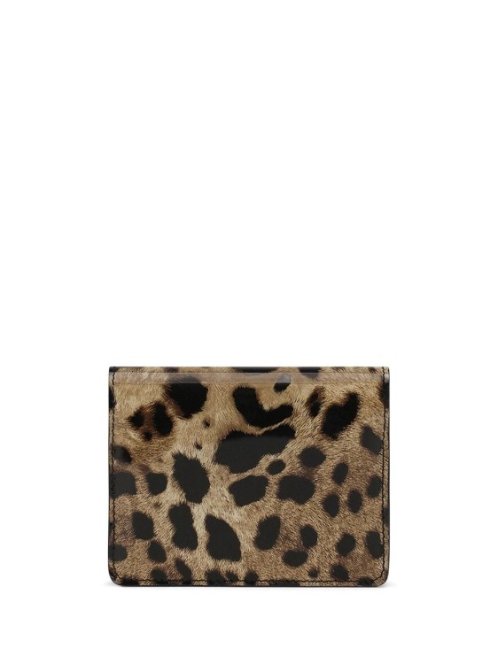 Shop Dolce & Gabbana All-over Leopard-print Wallet In Neutrals