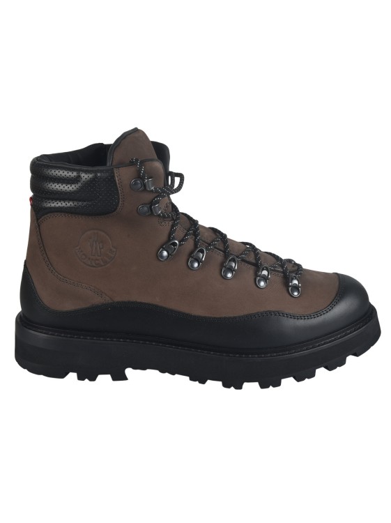 Shop Moncler Peka Trek Hiking Boots In Brown