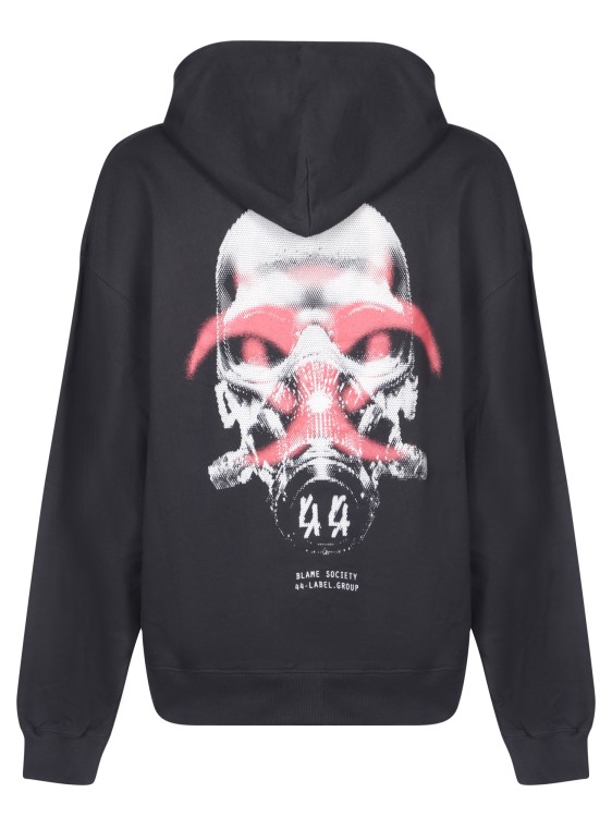 Shop 44 Label Group Cotton Hoodie In Black