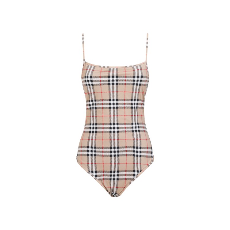 Burberry Archive Beige Swimsuit In Neutral
