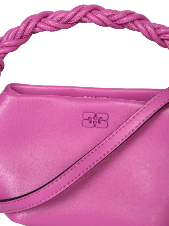Shop Ganni Bou Mini Bag In Pink