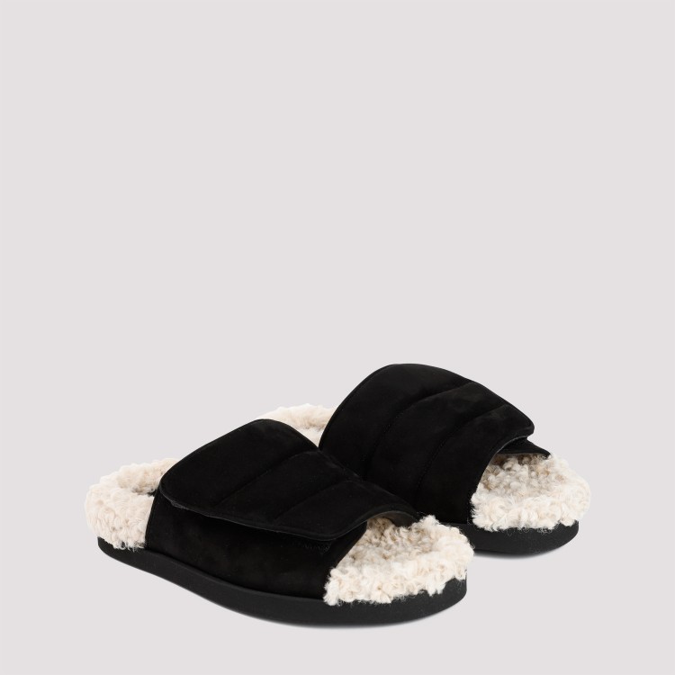 Gia Borghini Gia 3 Touch-strap Sandals In Black