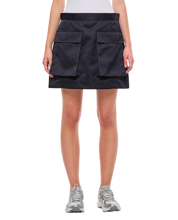 Shop Plan C Cargo Mini Skirt In Black