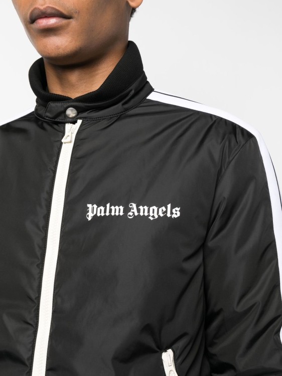 Palm Angels Black Track Jacket Casual Jacket | THE LIST