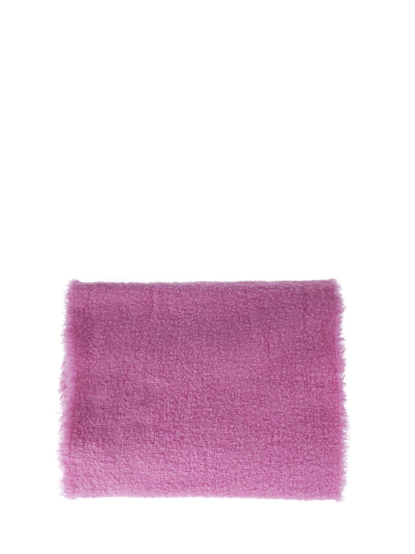 Faliero Sarti Wool Blend Scarf In Pink
