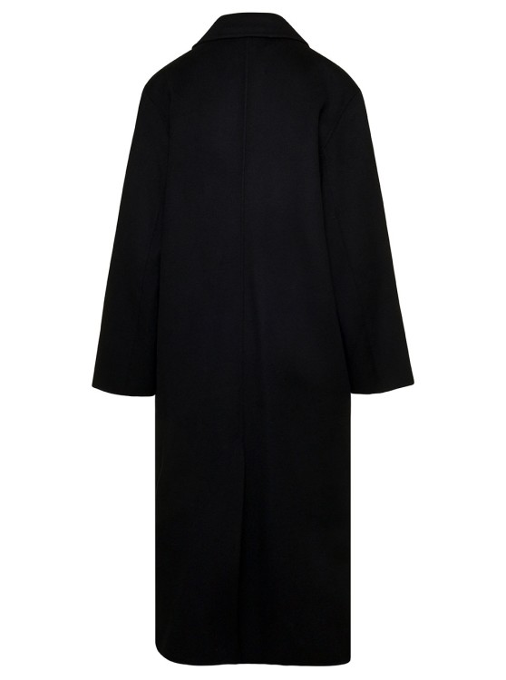 Shop Ivy & Oak Clara Double Breasted Oversize Coat In Black