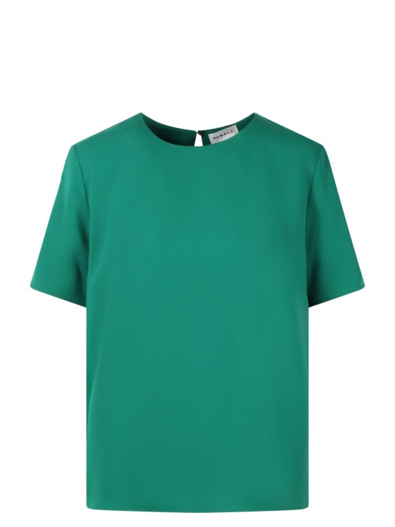 Shop P.a.r.o.s.h Cady Blouse In Green