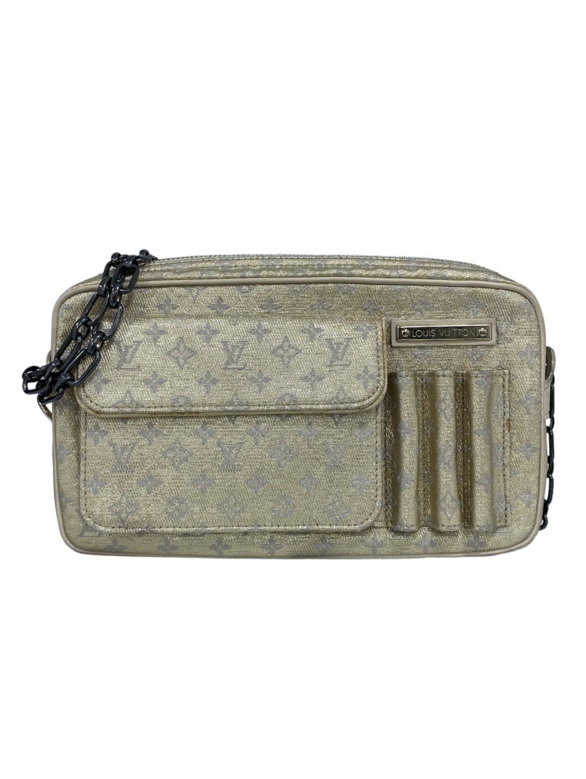 Louis Vuitton Silver Mini Lin Shine McKenna Bag 862017