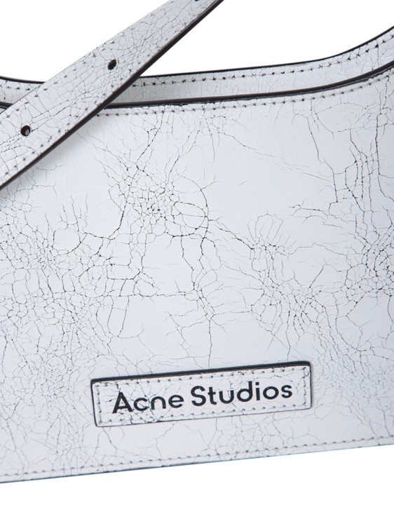 Shop Acne Studios Leather Bag In White