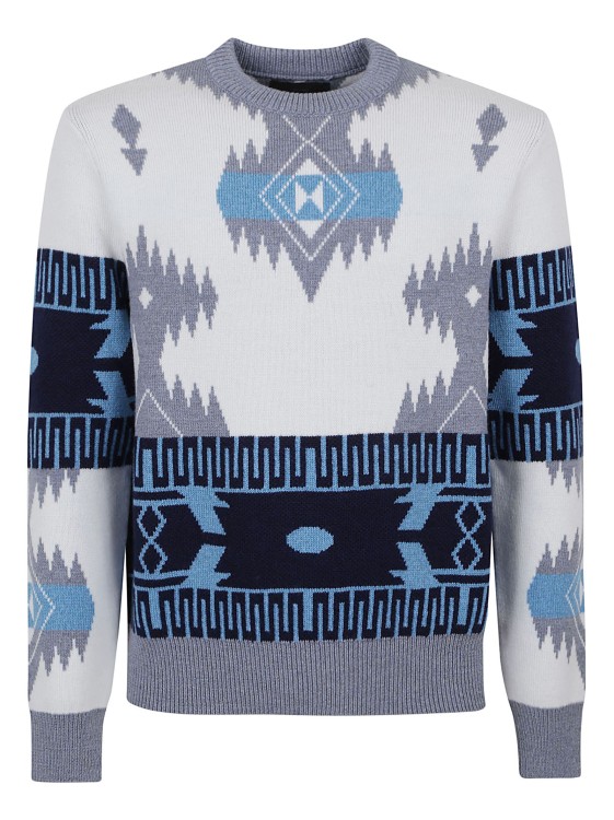Shop Alanui Pure Cashmere Sweater In White