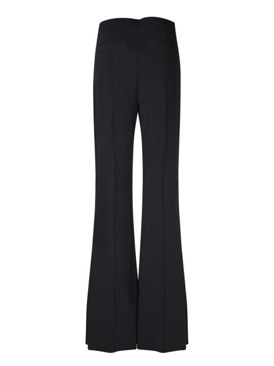 Jacquemus Apollo High-waist Flared Pants In Black
