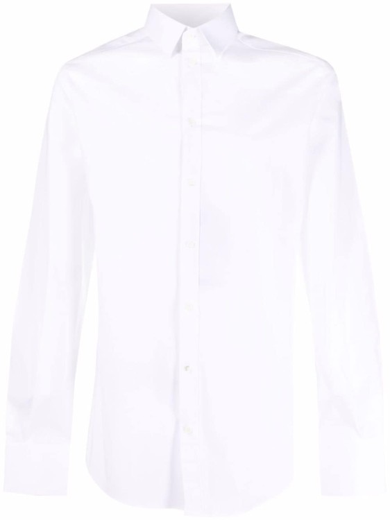 Dolce & Gabbana White Cotton-blend Classic Shirt