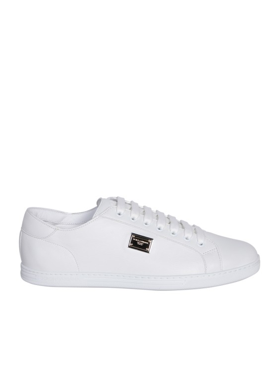 Dolce & Gabbana White Front Lace-up Sneakers