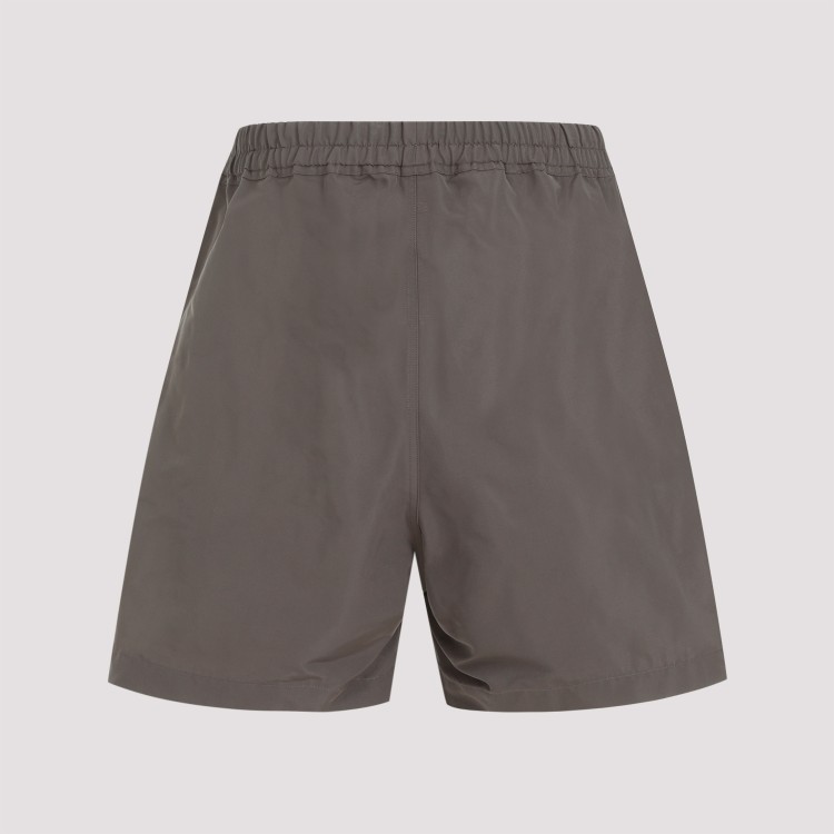 Shop Rick Owens Dust Nylon Boxer Shorts In Grey