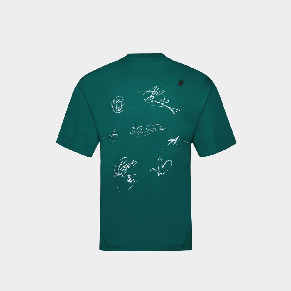 Ader Error T-shirt In Green