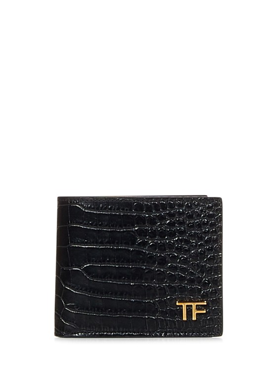 Shop Tom Ford Black Bi-fold Wallet