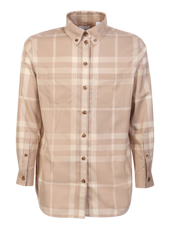 Burberry Vintage Check Pattern Shirt In Neutrals