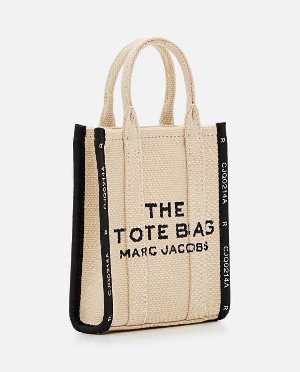 Shop Marc Jacobs Beige Cotton Canvas Bag In Neutrals