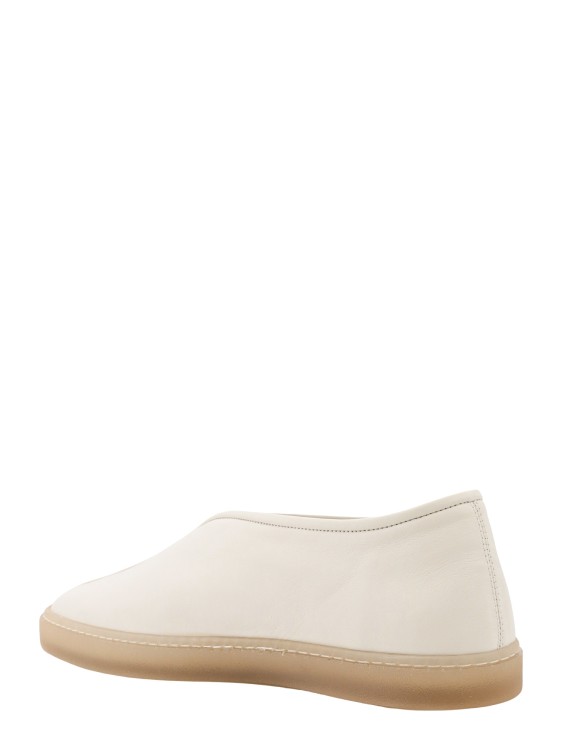 Shop Lemaire Leather Sneakers In Neutrals