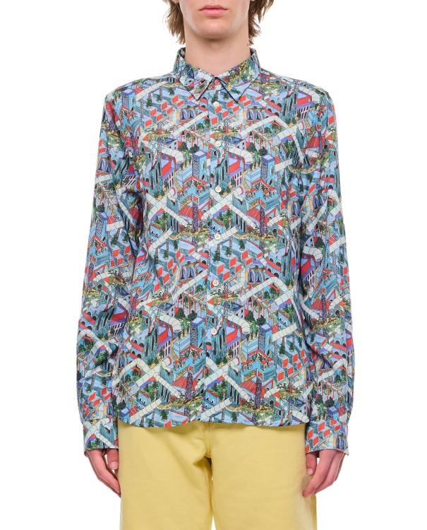 Shop Paul Smith Tailored Fit Shirt In Multicolor
