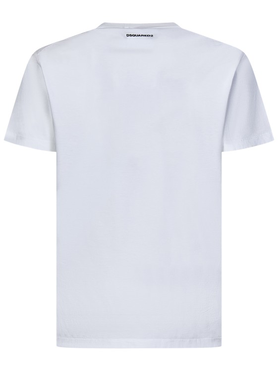 Shop Dsquared2 White Cotton Jersey Rocco Cool Fit T-shirt