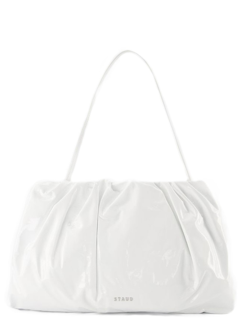 Staud Phoebe Bag - Leather - White In White