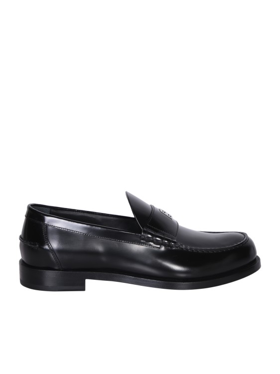 Shop Givenchy Leather Loafer In Black