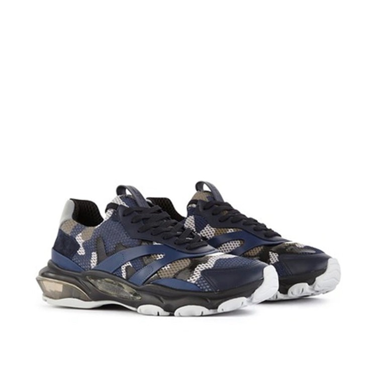 Shop Valentino Blue Bounce Sneakers