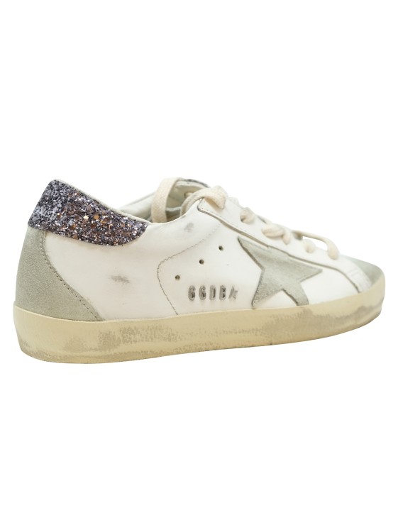 Shop Golden Goose Deluxe Brand Suede Signature Leather Super Star Sneakers In White