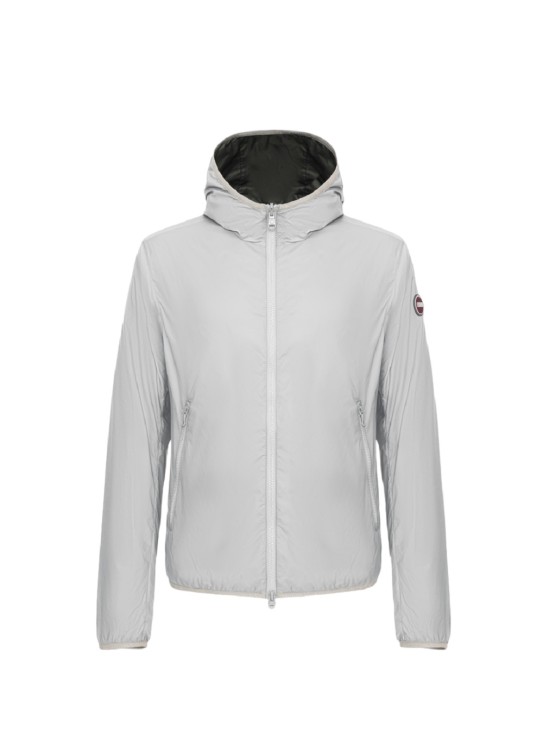 Shop Colmar Originals Reversible Jacket With Fixed Hood In Grey