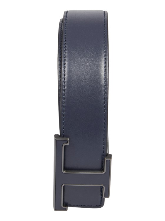 Shop Tod's Reversible Black And Blue Belt