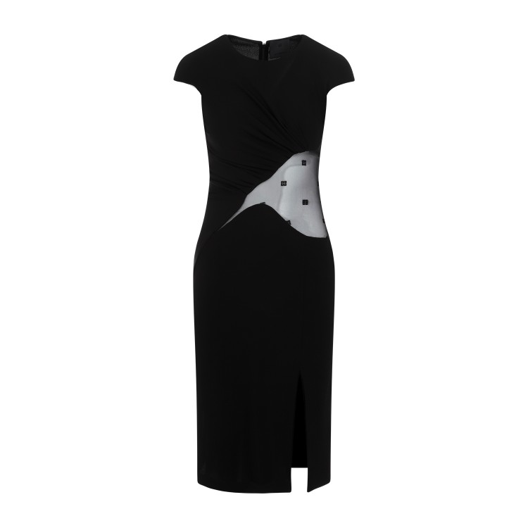 Shop Givenchy Black Viscose Dress