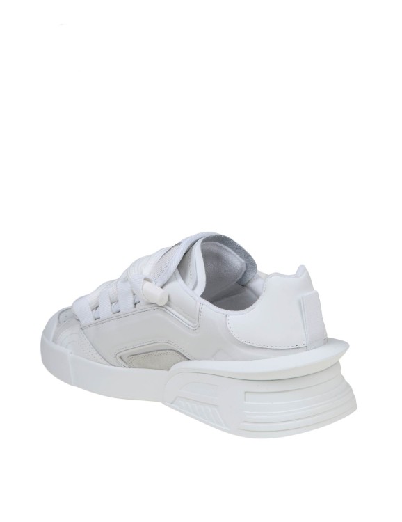 Shop Dolce & Gabbana White Portofino Space Sneakers