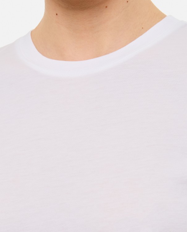 Shop Frame Fitted Crew T-shirt In White