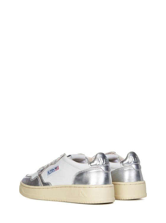 Shop Autry White High-quality Leather Low-top Sneakers