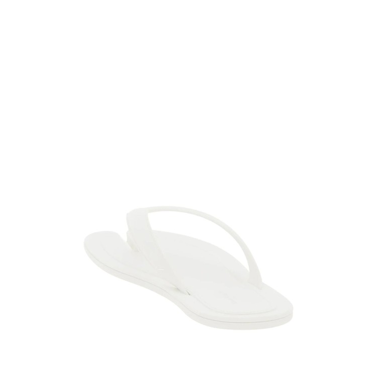 Shop Maison Margiela Tabi Flip Flop Sandals In White