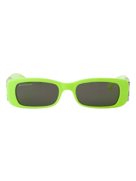 Shop Balenciaga Bb0096s Sunglasses - Multi - Acetate In Green