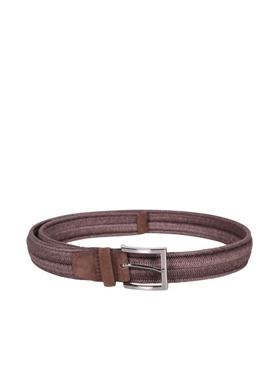 Shop Orciani Woven Rope Belt In Pink