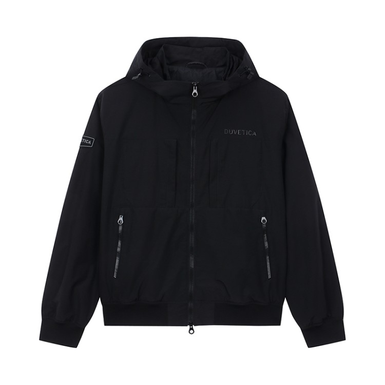 Shop Duvetica Oisac Windproof Jacket In Black