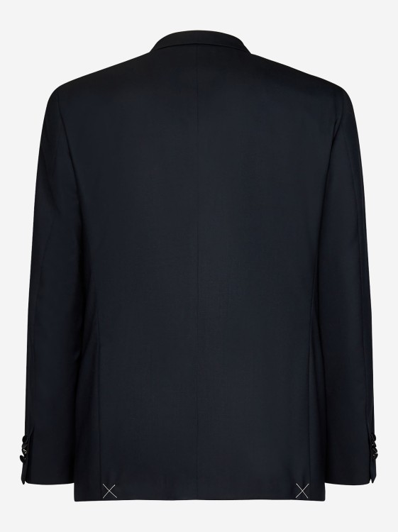 Shop Boglioli Black Virgin Wool Suit