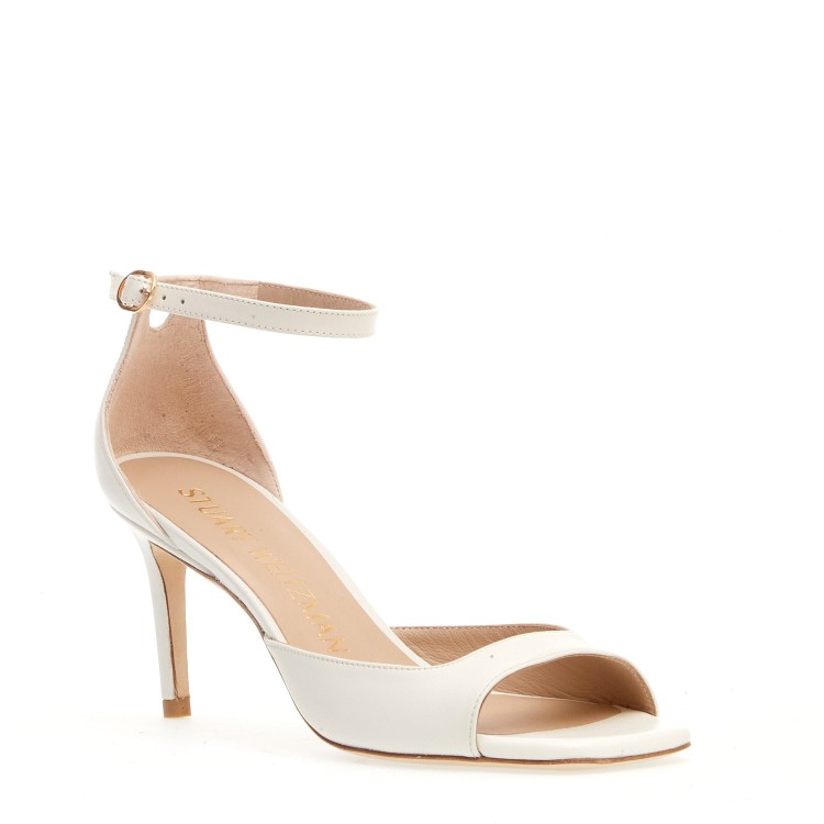 Stuart Weitzman Sandalo Palle Panna Cinturino In Neutrals