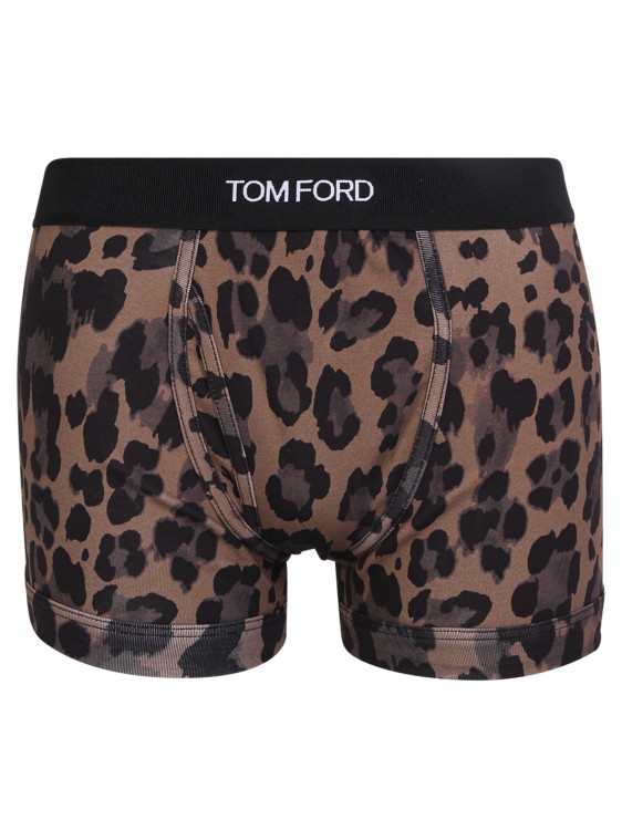 Tom Ford Leopard-print Stretch-cotton Boxer Briefs
