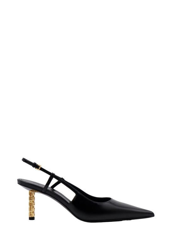Shop Givenchy Patent Leather Slingback In Black